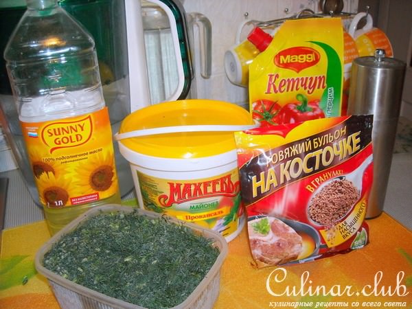 отбивные из печени в майонезно-кетчупном соусе