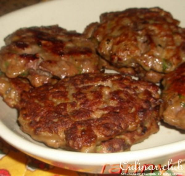 Лепёшечки из гусиной печени