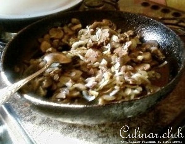 жульен с куриной печенкой