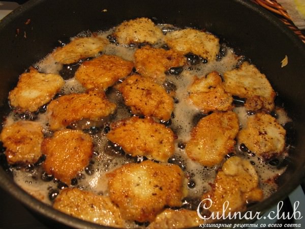 Отбивные из куриных сердец " Семечки "
