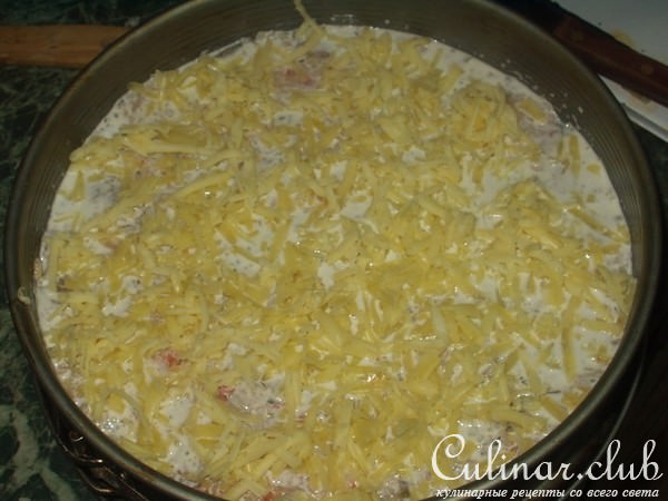 Запеканка из куриных печенок