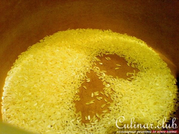 Мидии морские в ироническом рецепте с рисом и клипом