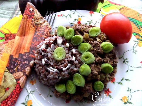 Гречка с ароматной печёнкой