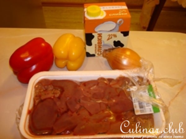 Жареная куриная печенка