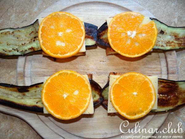 Закусочные бутерброды с баклажаном и мандариновой ноткой