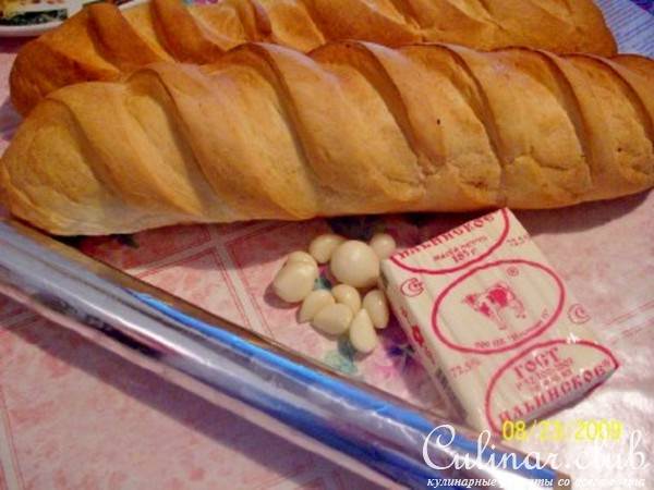 Хлеб с чесноком по-французски