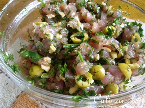 Колядки из ржаной муки с индейкой по-мароккански