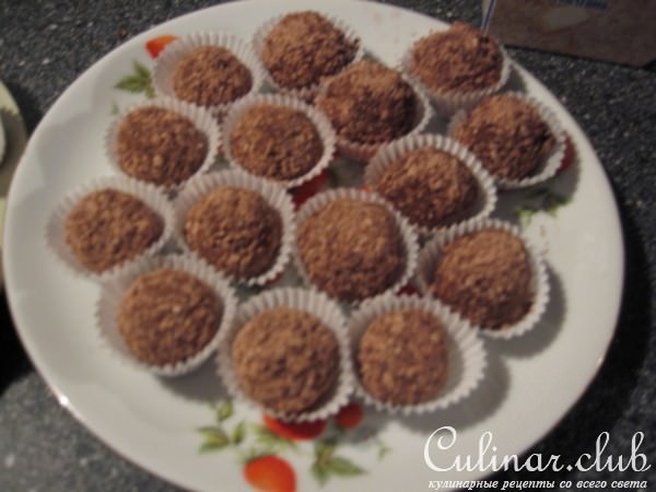 Конфеты из геркулеса