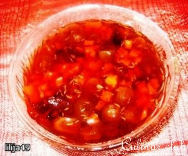 Варенье из винограда и моркови