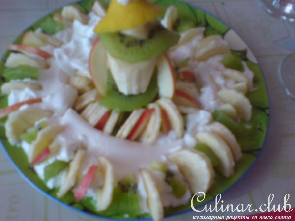Десерт ФРУКТОВАЯ КОРОЛЕВА