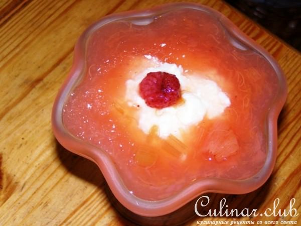 Рисовые сливки с киселём
