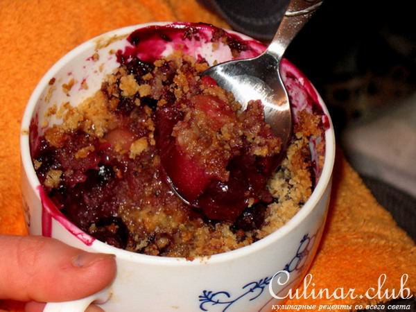 Ягодный крамбл (Crumble),Десерт