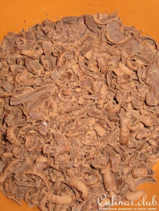 Яблочный "крамбл" с шоколадом.