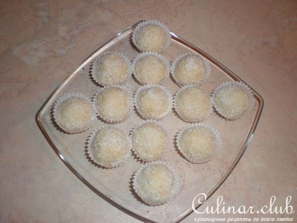 Конфеты "Рафаэло" (вафельно-сливочные), вариант