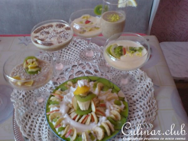 Десерт ФРУКТОВАЯ КОРОЛЕВА