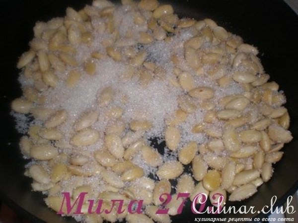 Миндаль в сахаре (простой вкусный десерт)