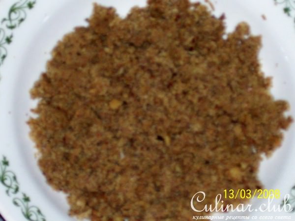 Пирожное "КАРТОШКА с грецким орехом"