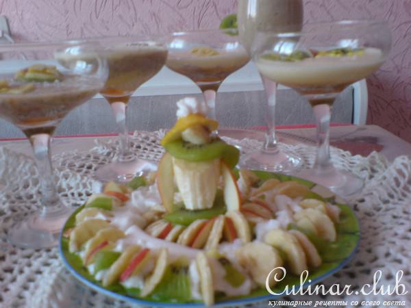 Десерт ФРУКТОВАЯ КОРОЛЕВА