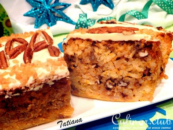 "КЕКС" рисовый с тыквой и орешками