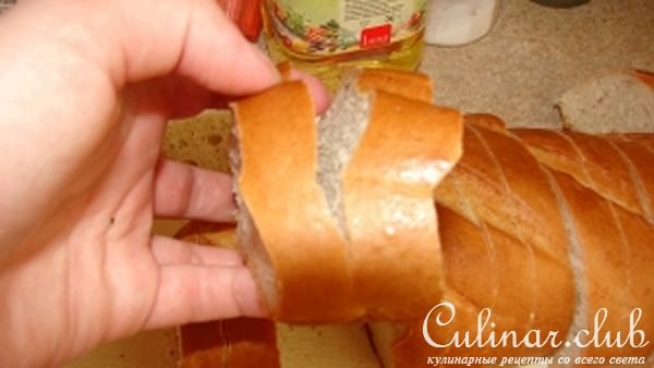 Гренки а-ля пирожки с яблоками