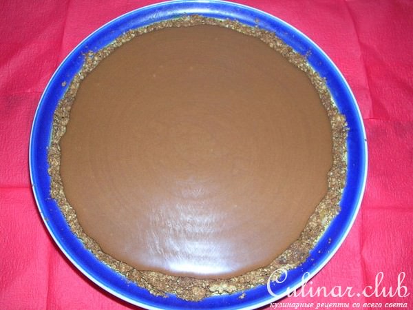 шоколадный торт с кофейными куличиками из мороженного