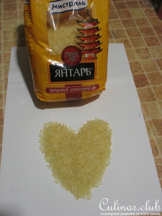 Сладкий рис с шафраном.