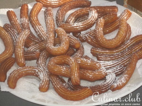 Чуррос (испанский десерт из заварного теста)