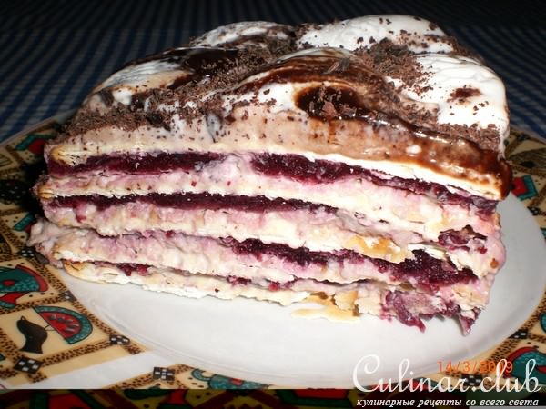 Торт из мацы "Хамелеон"