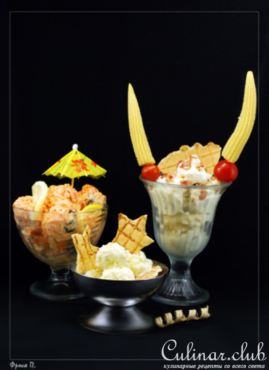 Мороженое с беконом, морковью и сыром "Crazy Ice-Cream"