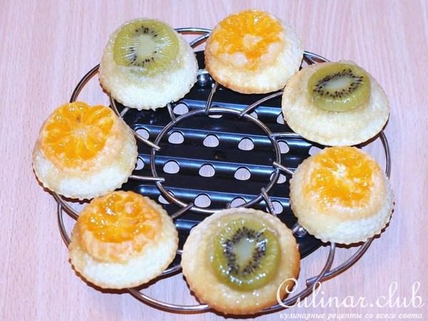 Мандариновые кексы на скорую руку