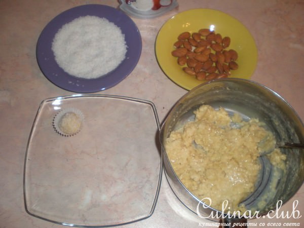 Конфеты "Рафаэло" (вафельно-сливочные), вариант