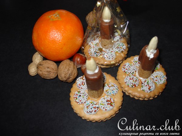 Сладость Рождества „Cвечкa“ для детей (и не только).
