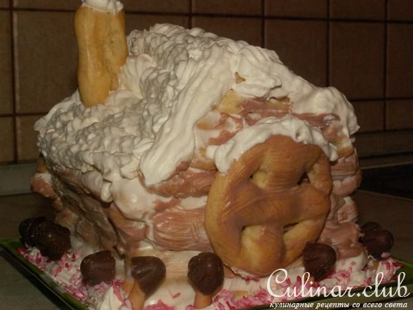 Десерт "Снежный домик"