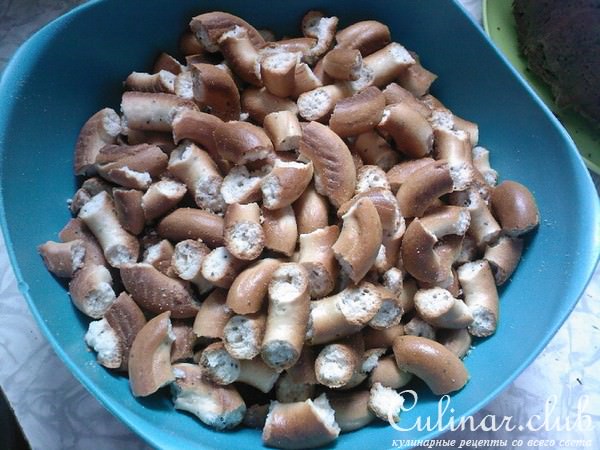Шоколадная колбаска с баранками