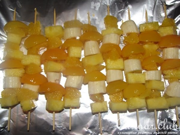 Фруктовые шашлычки