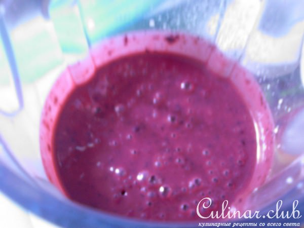 ФРОГУРТ из ягод чёрной смородины.