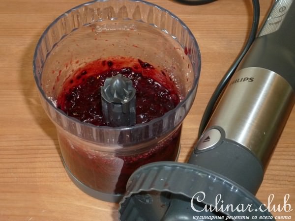 Мусс из черной смородины