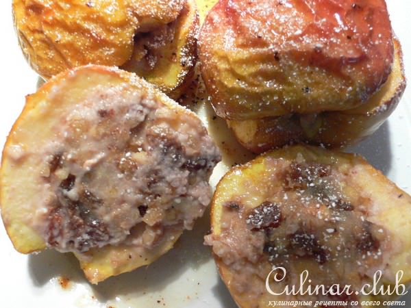 Запеченные яблоки с начинкой.