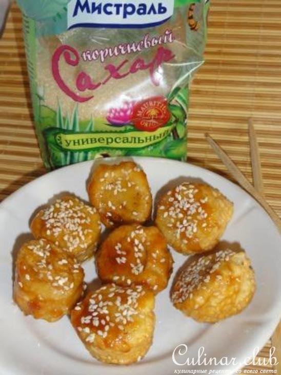 Бананы в карамели по -вьетнамски.
