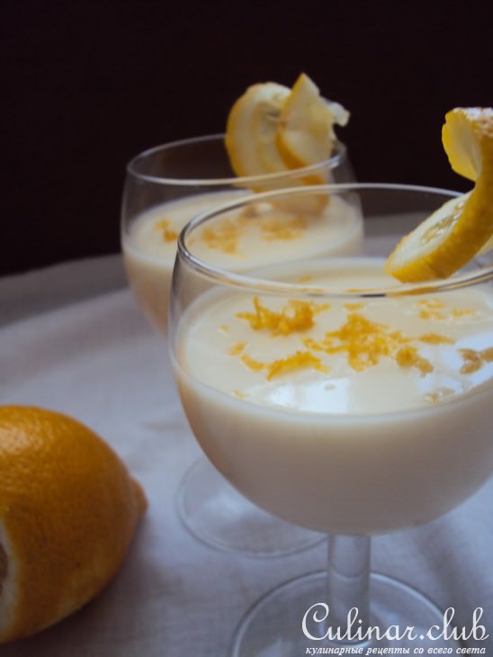 Освежающий лимонный десерт (Lemon posset)
