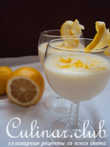Освежающий лимонный десерт (Lemon posset)