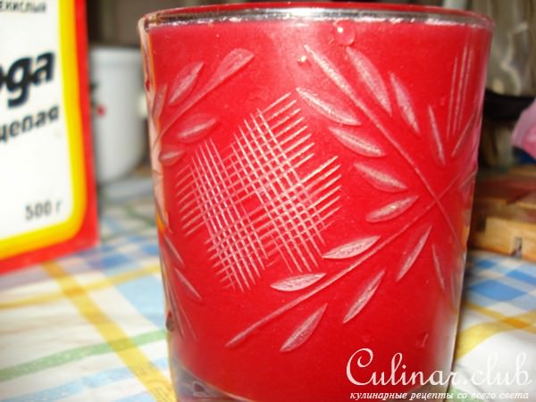 Желе из красной смородины