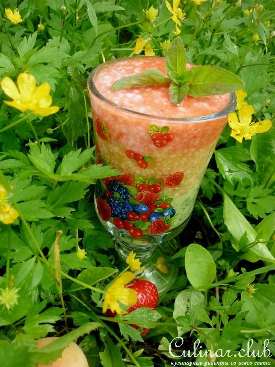 Десерт "Кускусный светофор"