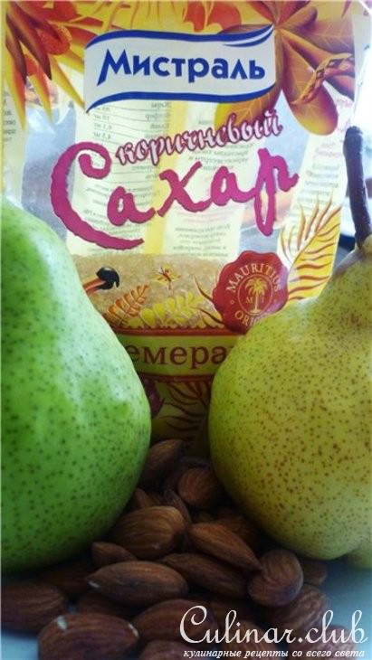 Груши в орехах с сырным кремом