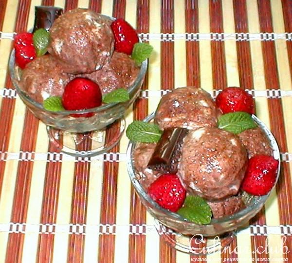 ШОКОЛАДНЫЙ ПЛОМБИР