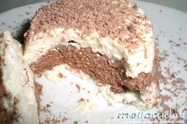 Творожный десерт (ванильно-шоколадный)