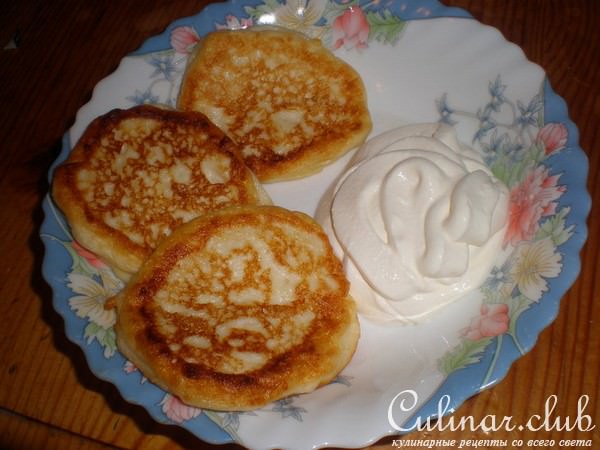 Сырники с яблоками (вариант) 