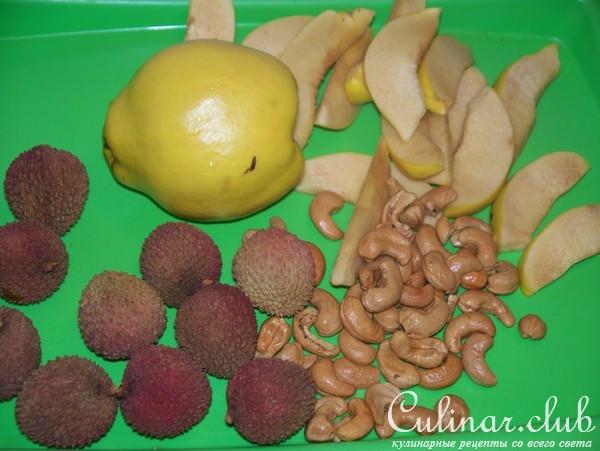 Десерт полезно вкусный с творогом и айвой !!!!
