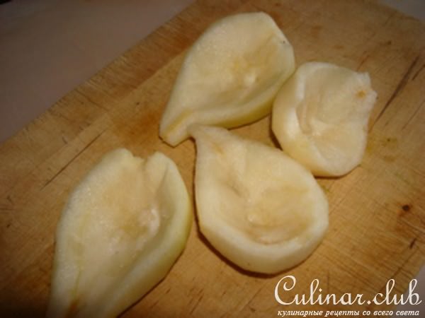 Груши с сырным кремом