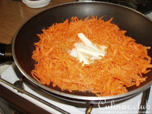 Творожная запеканка с морковью